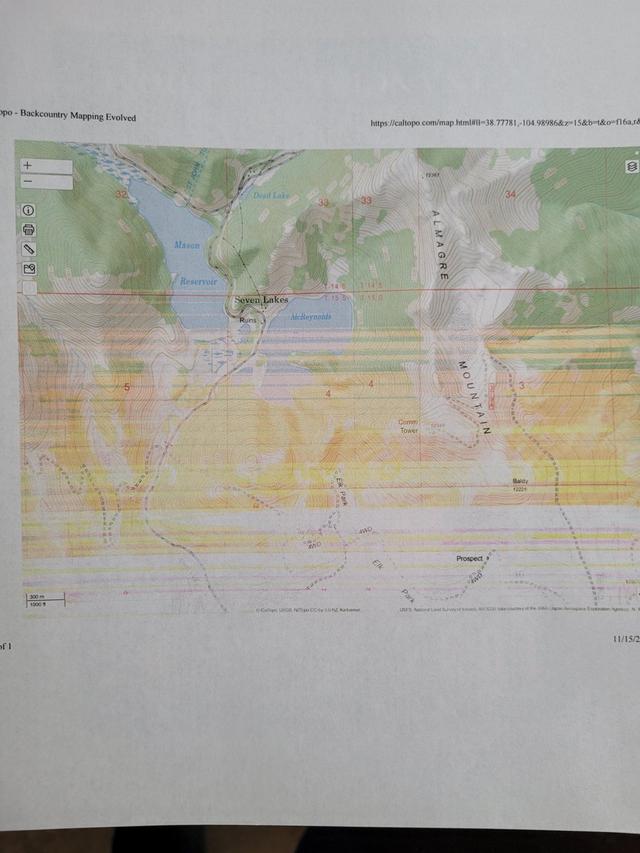 jmp_65's tweet photo. Perhaps it's time for a new ink cartridge, so  I can print out tomorrow SOTA maps. Lol... 😆 https://t.co/fWJo3x5mvw