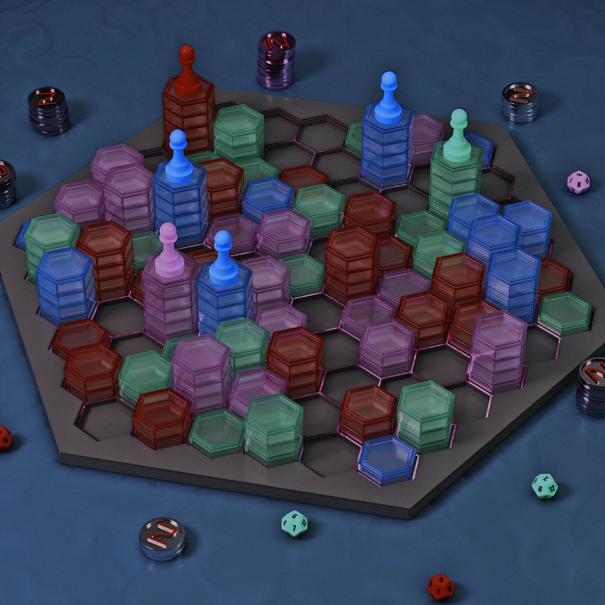 DangoFlying's tweet photo. #nodevember2023 #nodevember 
#cinema4d #c4d #scenenodes 
Day15-16 "boardgame binge" https://t.co/Q27LZmKX70