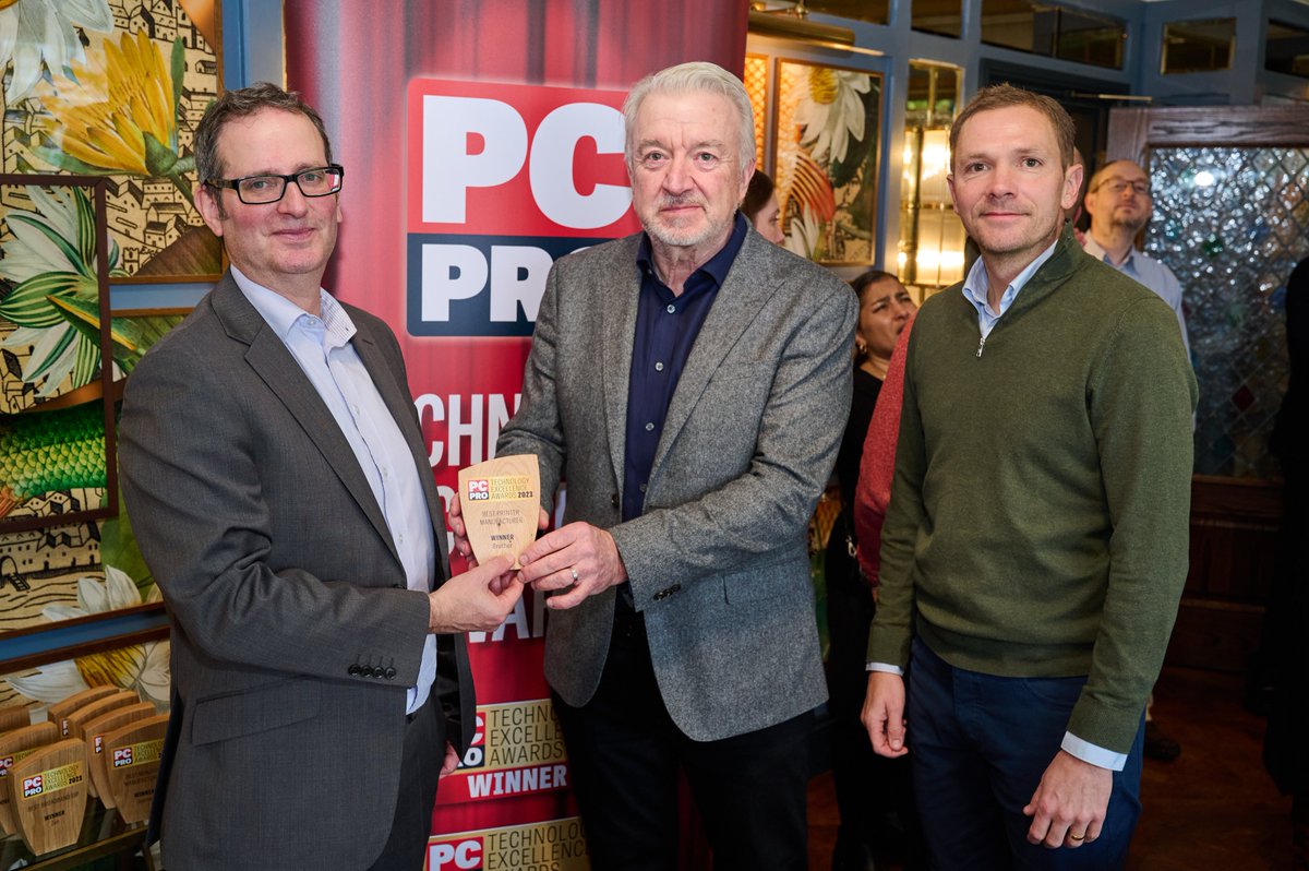 A very proud day for the team! 🙆‍♂️ Last week we attended the 2023 @pcpro Excellence Awards in London to collect our award for Best Printer Brand. 🏆 Our MD, @philjones40, says: “It’s testament to everyone across Brother working to deliver our brand promise of “At Your Side”.” 🤝