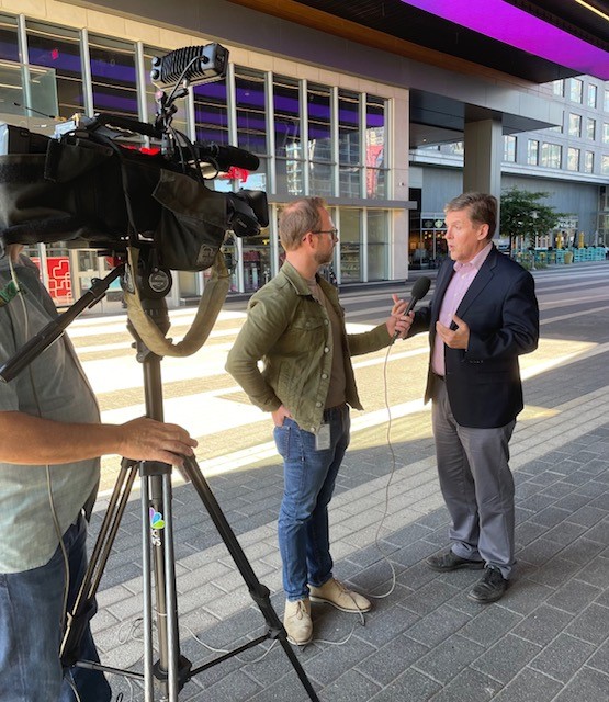 Interviewed today by <a href="/nbcwashington/">NBC4 Washington</a> on discussions related to a casino in #HunterMill. I oppose a casino on the Silver Line. There must be maximum transparency of the process &amp; thorough community vetting of the facts.