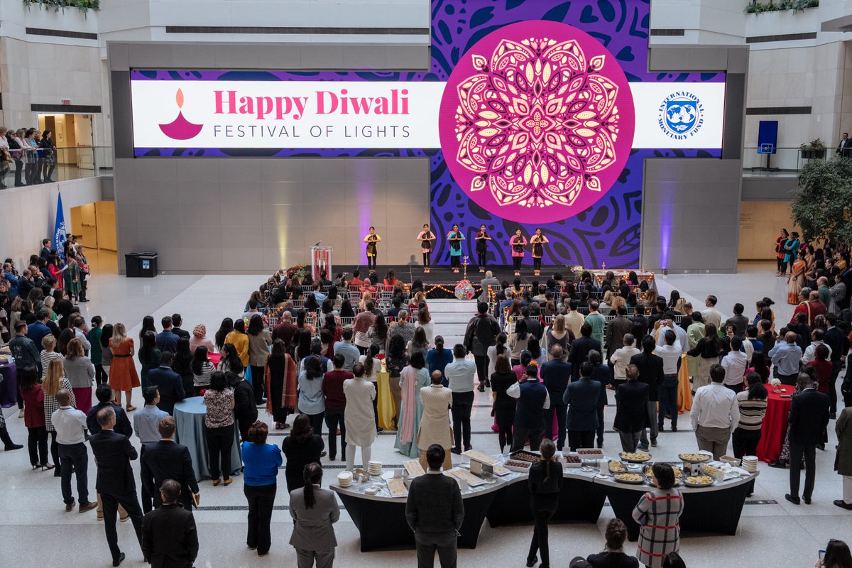 It was such a pleasure to join the IMF’s first Diwali celebration – a fantastic way to celebrate the diversity of its tremendous staff.