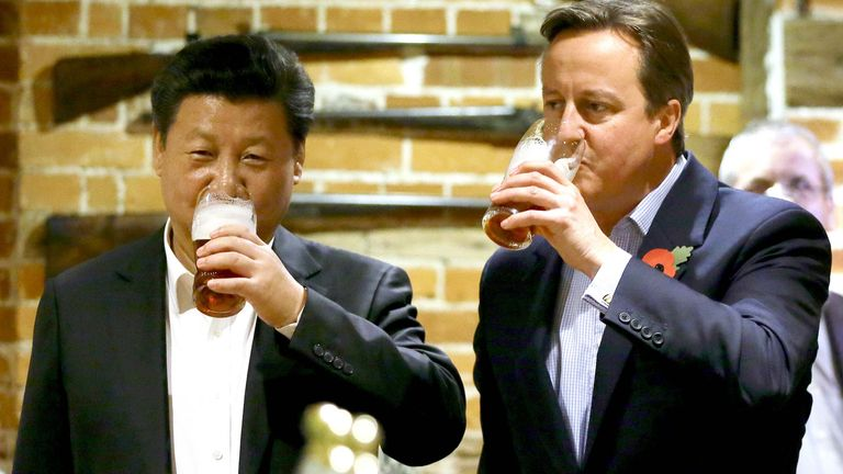 One of #Cameron's goals in the field of foreign policy can be interpreted as the restoration of British diplomatic relations with China, as one of the world's economic poles. 
In 2015, he hosted President of China and sought to develop bilateral relations.
#ChinaUSRelations