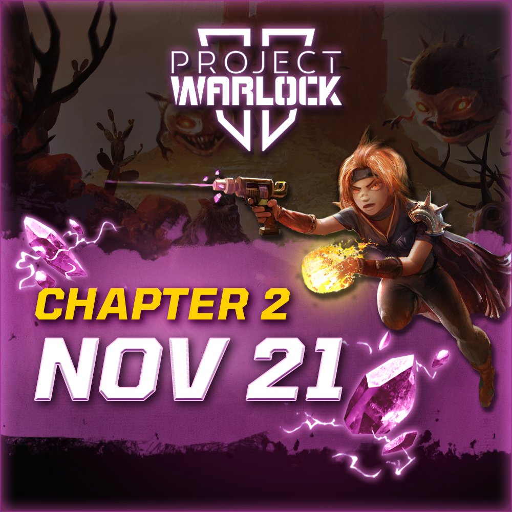 RetrovibeGames's tweet image. Project Warlock II Chapter 2 is coming on November 21.
Prepare to unleash the chaos!  

#ProjectWarlock #indiegame #pixelart #pcgaming