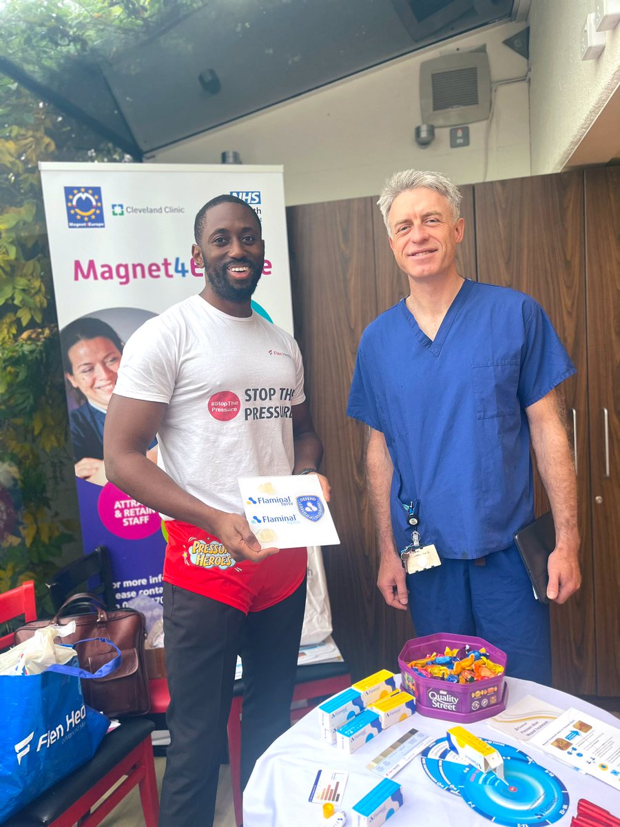 Zack_flenhealth's tweet photo. @FrimleyHealth’s Wexham Park Hospital have been great as ALWAYS! 😁 It’s been a fantastic day supporting #StopThePressure week. Engaging staff, patients and carers, to let them know that #EveryContactCounts! See you all next year! #Flaminal #FlamigelRT #IAmFlenHealth @FlenHealth https://t.co/xowuq4HxQC