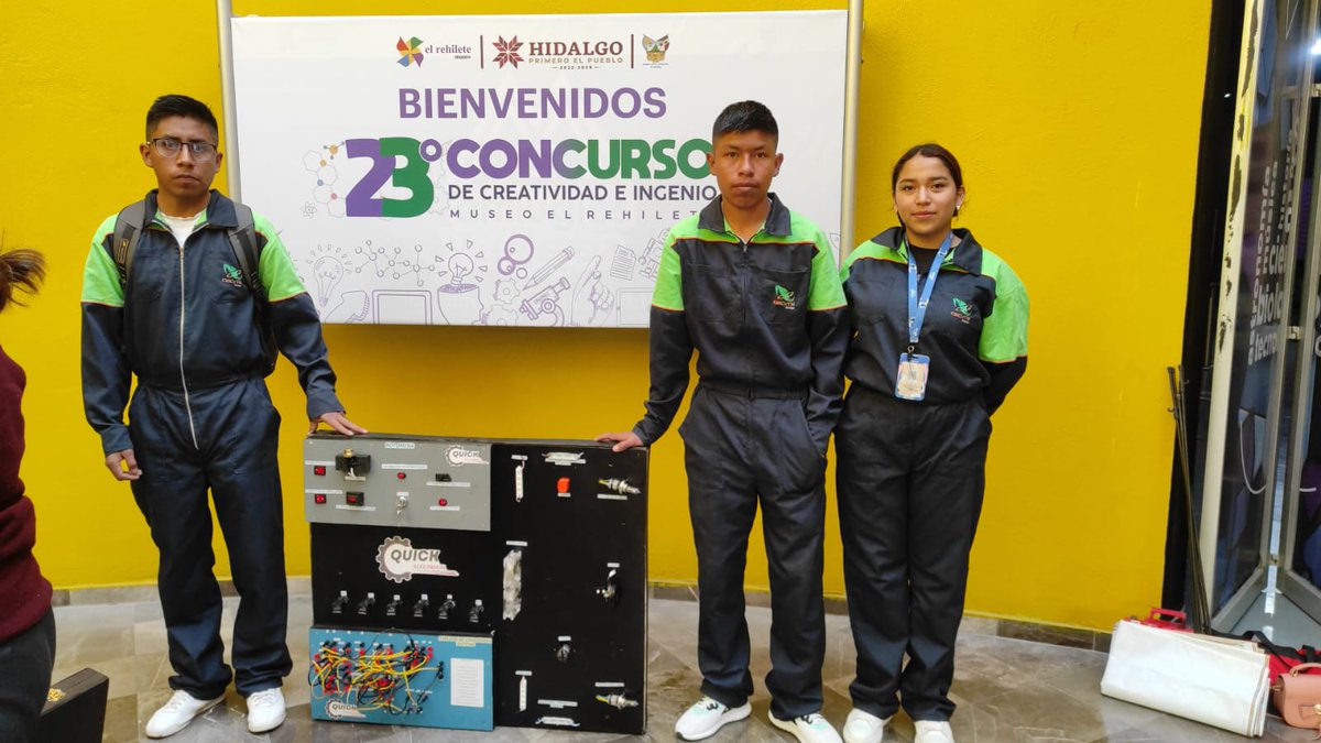 CECyTEHidalgo's tweet photo. ¡Felicidades por su brillante participación en el 23° Concurso de Creatividad e Ingenio! Con estas acciones, contribuyen significativamente a transformar la educación en el estado de Hidalgo. https://t.co/OdfCXT8FIc