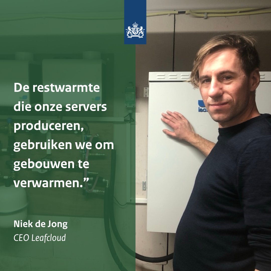 🚿 Douchen en verwarmen met lokaal geproduceerde warmte uit de ‘cloud’. Leafcloud plaatst haar computerservers in de technische ruimten van gebouwen die warmte nodig hebben. Voor dit project maakte Leafcloud gebruik van DEI+ subsidie. Lees het verhaal ➡️ rvo.nl/praktijkverhal…