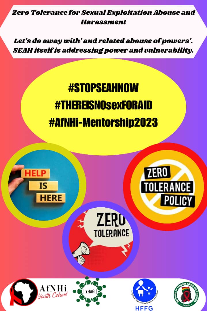 CathyDudzi's tweet photo. Victims of Sexual exploitation harassment and abuse faces mental health, stigma and discrimination, which can lead them to commit suicide. It's very relevant to create awareness and confidential zoons for them to #speakup #Savelifes @AfNHi_Tweets #HealthCareMustBeSafe #SeekHelp https://t.co/2VfRElCVPC