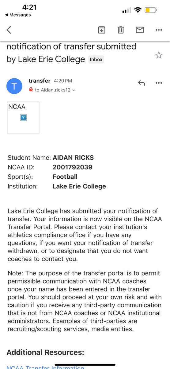 aidanricks23's tweet photo. The last 4 years have a been a journey for me! I’m beyond grateful for everything that’s come my way! 

With that being said I will be entering my name into the transfer portal as a graduate student with one season of eligibility left! https://t.co/nBuoFpWNiE