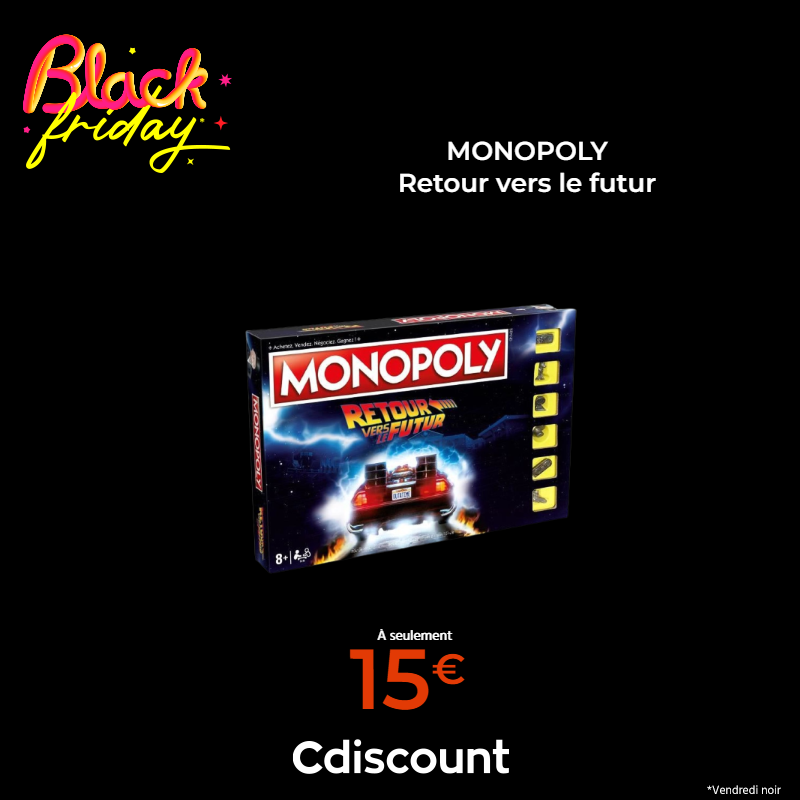 Cdiscount on X: ⚫ Nom de Zeus ! Le Monopoly version ''Retour