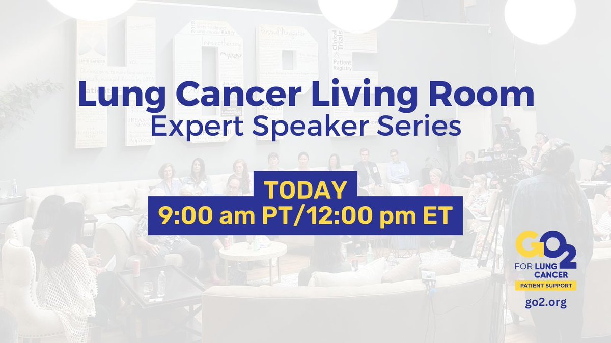 This month’s Lung Cancer Living Room on combatting stigma is live in 30 minutes!  

Join the chat: youtube.com/@go2forlungcan…  

#GO2forLungCancer #LCSM