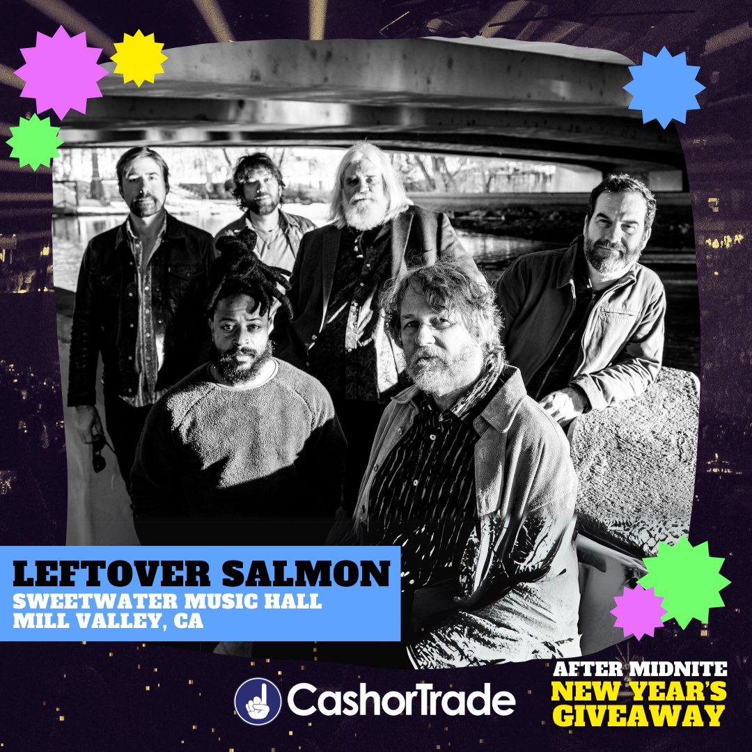 CashorTrade's tweet photo. @LeftoverSalmon plays #SweetwaterMusicHall in Mill Valley, CA this NYE! We've teamed up to give away a pair of GA tickets for the 12/31 show through #CashorTrade's After Midnite New Year's #Giveaway.
β¨ ENTER TO WIN β¨
https://t.co/CJXPNlMfpS
#embracetheface #leftoversalmon https://t.co/iTZhX6nc6L