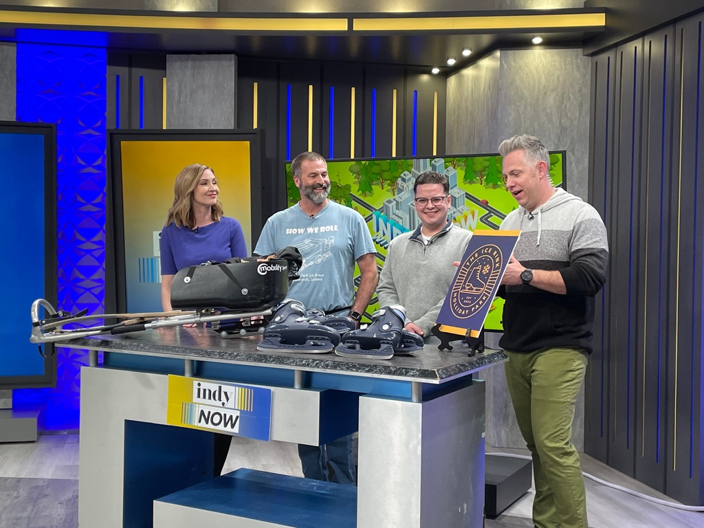 This morning, Paul from Perry Park and Ben from the Holliday Park Foundation were on <a href="/IndyNowTV/">Indy Now</a> showcasing Ice Skating options! Skate into the holiday season this year at the Perry Park Ice Rink and the Holliday Park Ice Rink (opening Nov 24)! Learn more: bit.ly/3h4ZKkY