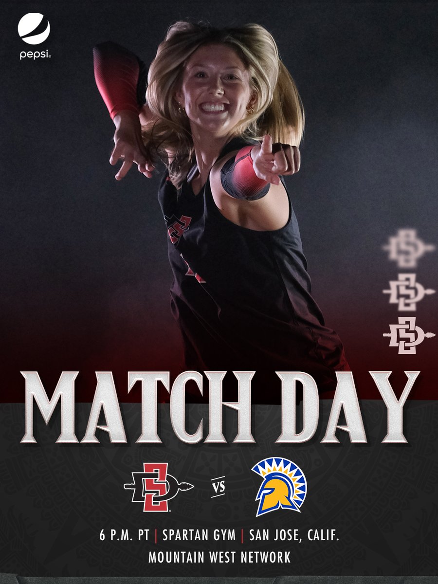 It's match day in the Bay Area, as we face San José State in a #MW clash, starting at 6 p.m.  #GoAztecs

📺 MW Network: tinyurl.com/yrkvw6vd
📊 Live Stats: tinyurl.com/28ryuru7