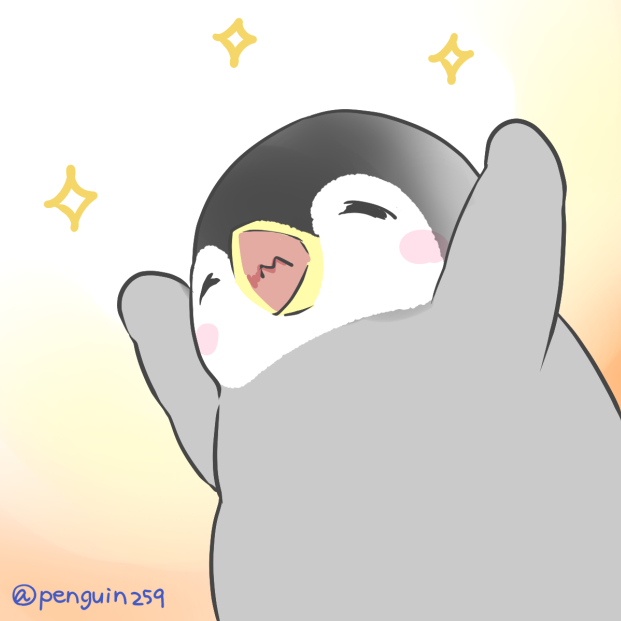 「blush stickers ペンギン」のTwitter画像/イラスト(新着)