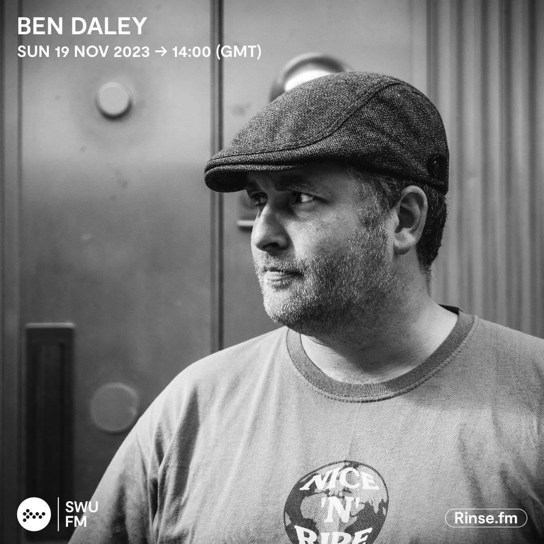 Live it's: Ben Daley
<a href="/djbendaley/">Ben Daley</a>

Rinse.FM 103.7FM &amp; DAB #SWUFM
