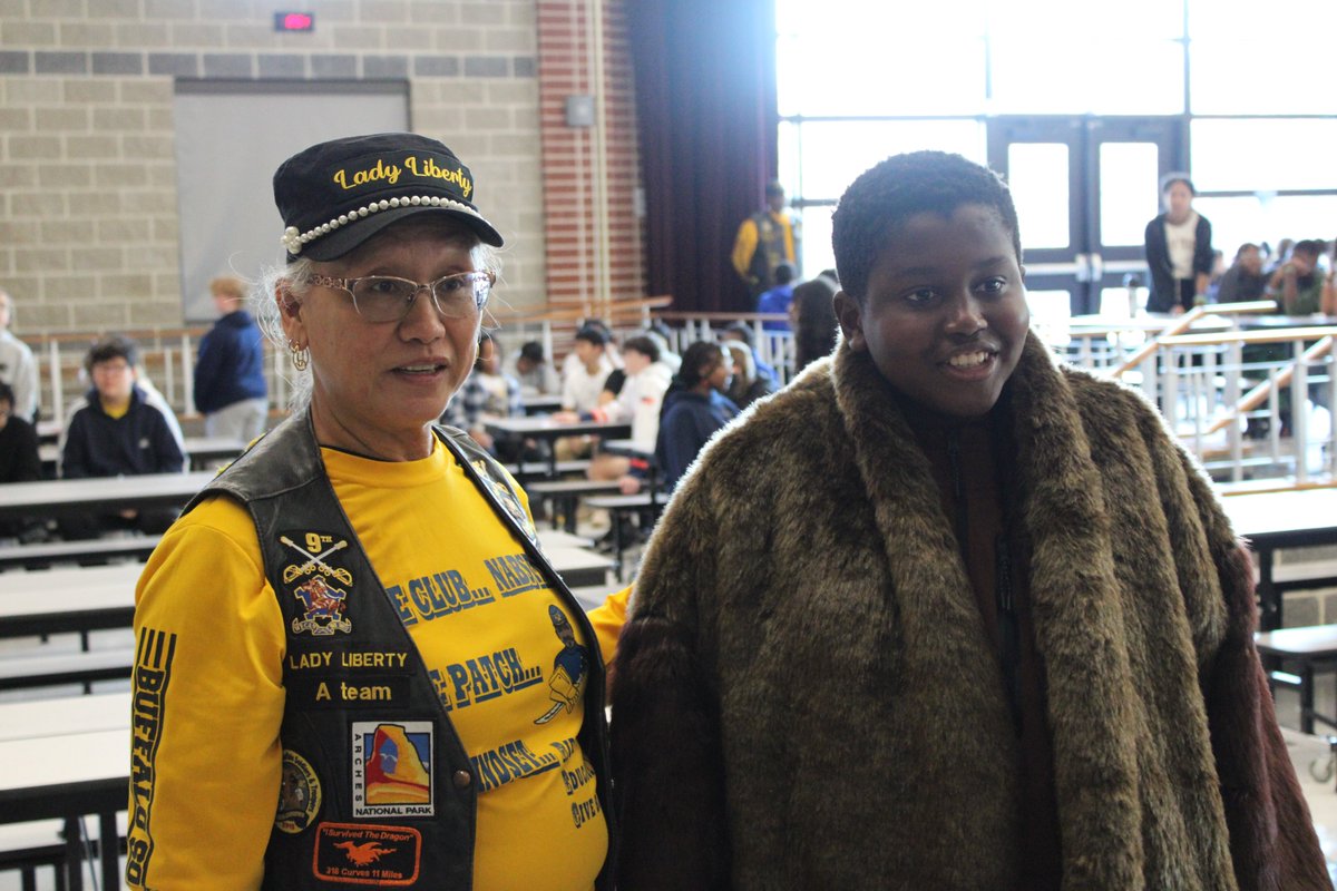 Proud2BeHTSDac's tweet photo. Students at Davies were captivated by the stories and history of the Southern New Jersey Buffalo Soldiers! Buffalo Soldiers were United States Army regiments that were comprised of primarily African Americans, formed in the 19th Century by President Andrew Johnson. https://t.co/YXGGgr5cEZ