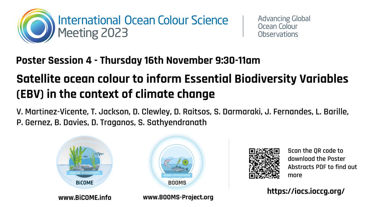 BicomeProject's tweet photo. Victor Martinez-Vicente presents work from @esa projects BiCOME + BOOMS at the #IOCS2023 conference today. He's also co-chairing a Breakout Workshop 2.30-5pm local time (Florida). More info: https://t.co/V742zfSwCD
More info on the BOOMS project: https://t.co/HjkT6z4XAQ
#IOCS23 https://t.co/nygN324QGi