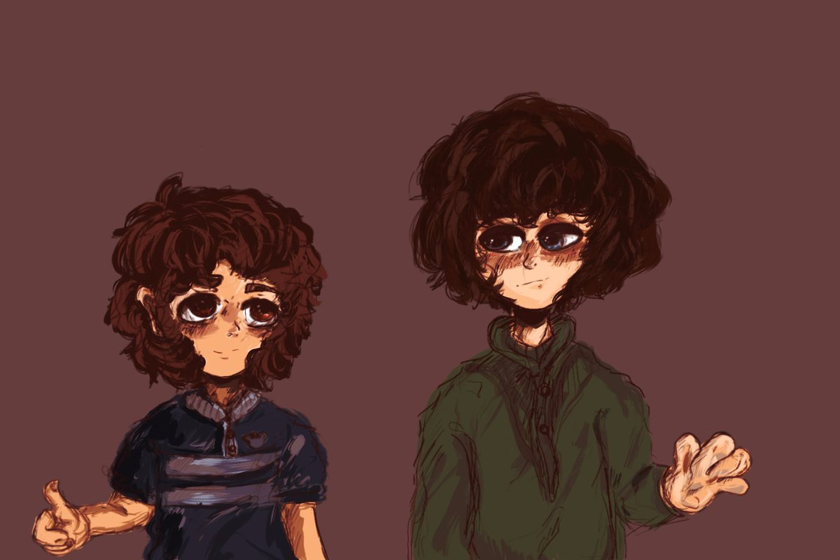 RainyBoo3's tweet image. Tony and Gregory art- also ignore the 4 finger thing- 5 fingers just wasn’t working with me today 😞 #gregory #gregoryfnaf #tonybecker #fnaf #talesfromthepizzaplex #Gregtony #fnafsecuritybreachfanart #fnafsb #digitalart #GGY #DrRabbit #Thebobbiedotconclusion