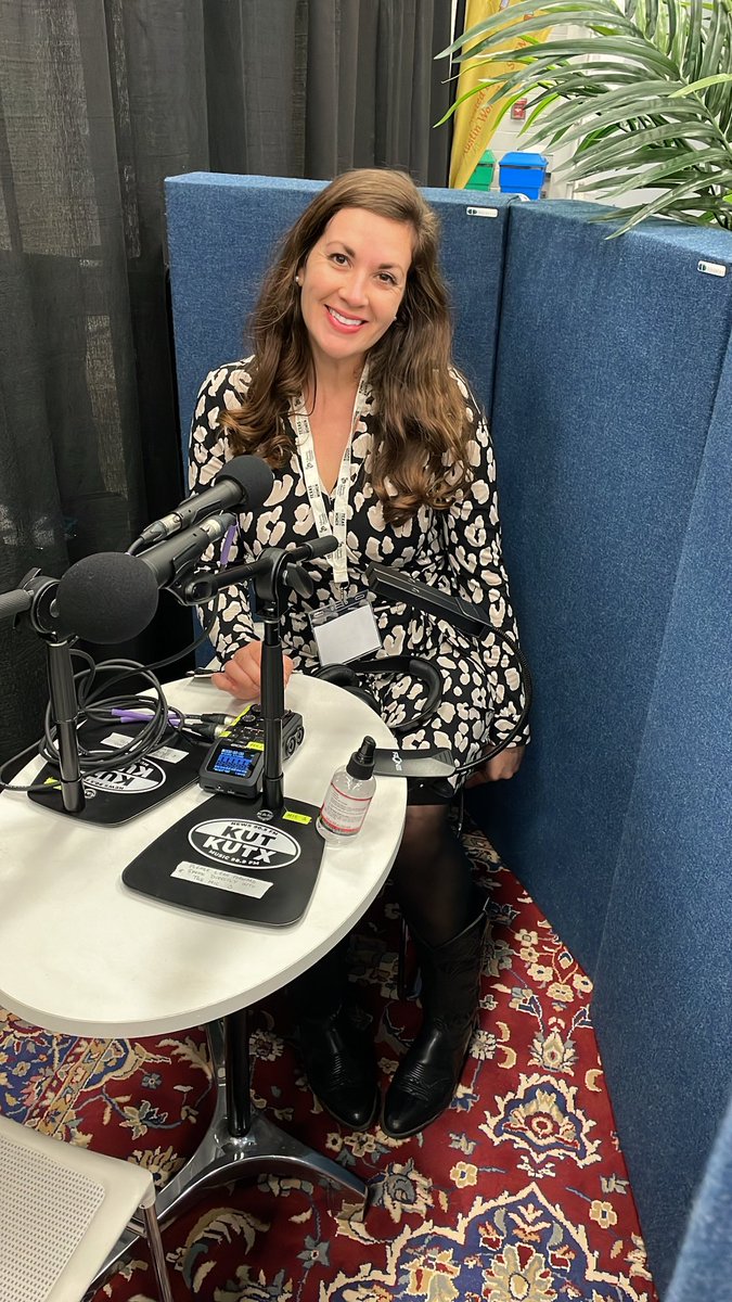 Good morning from <a href="/TXConfWomen/">Texas Conference for Women</a>! Come visit <a href="/TexasStandard/">Texas Standard (@texasstandard.bsky.social)</a> in the interactive hall – you can even record a story we may use on the radio in the future. <a href="/LauraRiceKUT/">Laura Rice</a> has made sure the mic is all ready for you!