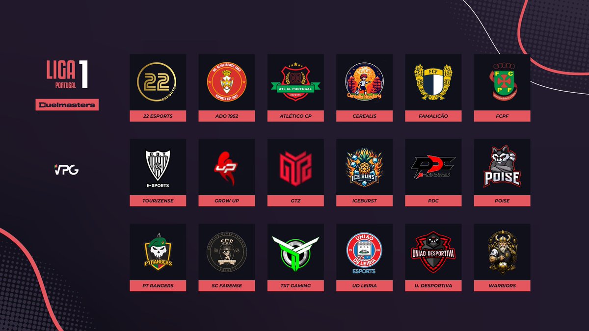 VPG Liga Portugal 🇵🇹 (@vpgligaportugal) on Twitter photo Sejam bem-vindos à <a href="/DuelmastersGG/">Duelmasters.io</a> VPG Liga 1 Portugal 🏆
O nível mais alto do Clubs nacional 🇵🇹💣 Sejam bem-vindos à <a href="/DuelmastersGG/">Duelmasters.io</a> VPG Liga 1 Portugal 🏆
O nível mais alto do Clubs nacional 🇵🇹💣