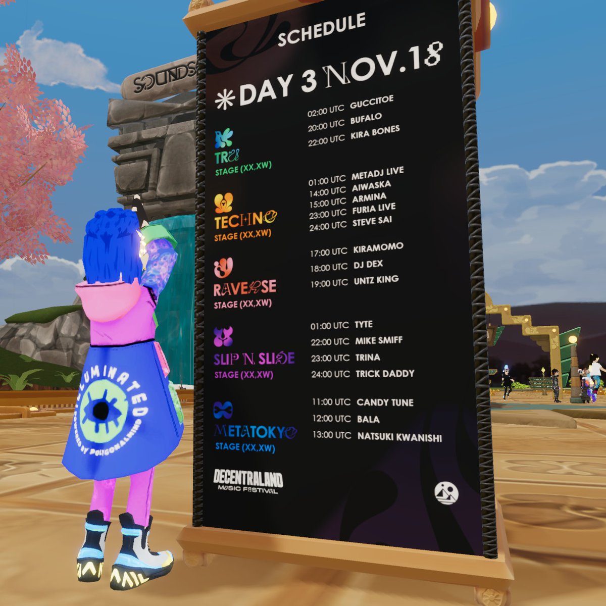 Omeeni's tweet photo. @decentraland @SpaceRunnersNFT #DCLMF23 Day 01 🤩🔥
0xcae4aC8fEeeB4bc4152A65570C95e3AF189FB642 https://t.co/jqyHb1tWvL