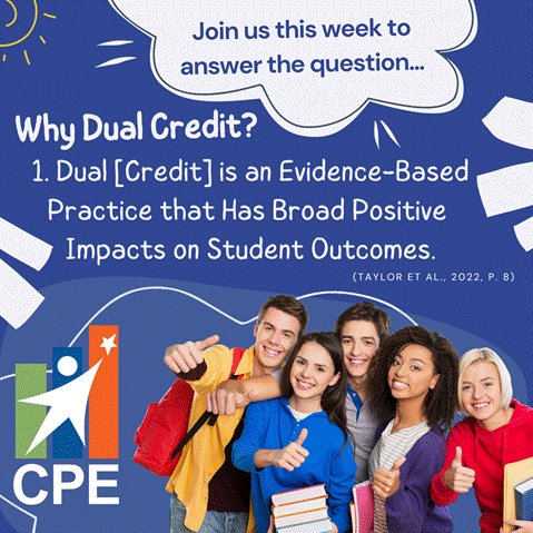 Why #KYDualCredit? We’re SO glad you asked! Researchers describe great potential of #DualCredit to make HS-to-college transition effective & equitable - on large scale, starting w/ std outcomes. Full report in CPE's EPSO toolkit: bit.ly/EPSONationalRe… @CEC_KY @CPENews @cpepres