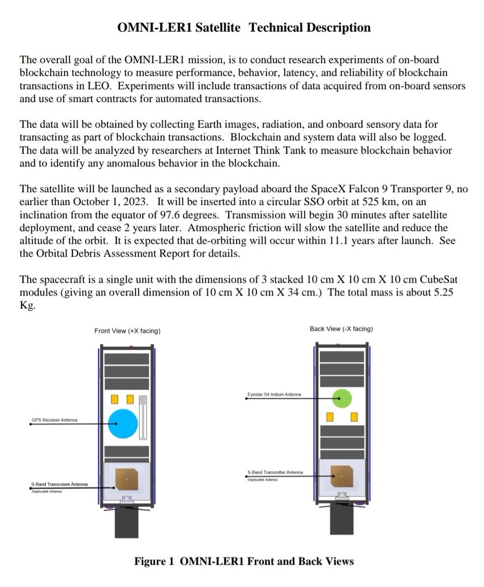 The collaboration with Internet Think Tank who just launched OMNI-LER1 on Transporter-9 continues with the Mission Command &amp; Control room set up and the Xi Protocol utilization initiative to begin in weeks! Work with ATLAS for the first passes has gone well! <a href="/YourTimeInSpace/">Your Time in Space (XI Protocol)</a> $XI