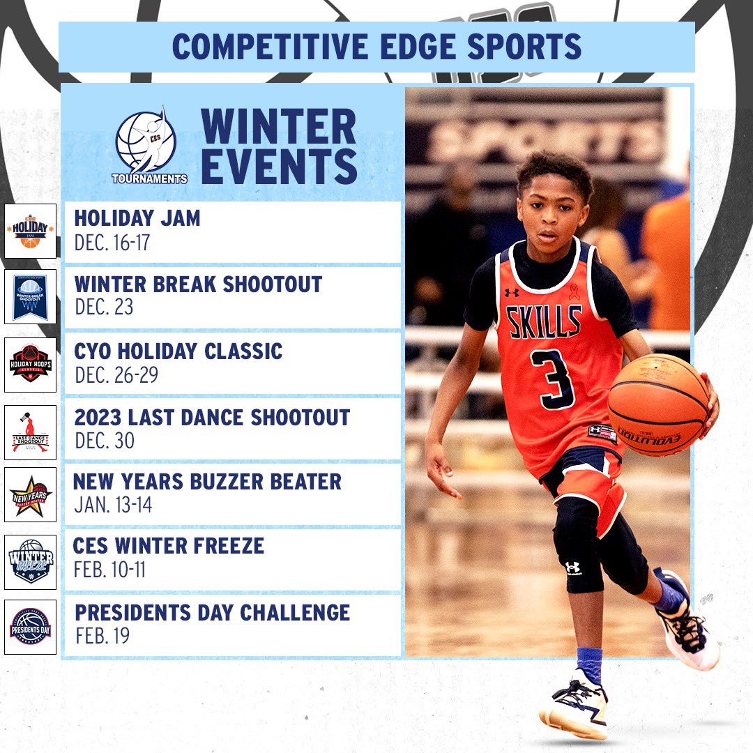 Register now for all of our winter events at CES! Head over to cesports.net to register your team today! #cestrong cesports.net/winter-tournam…