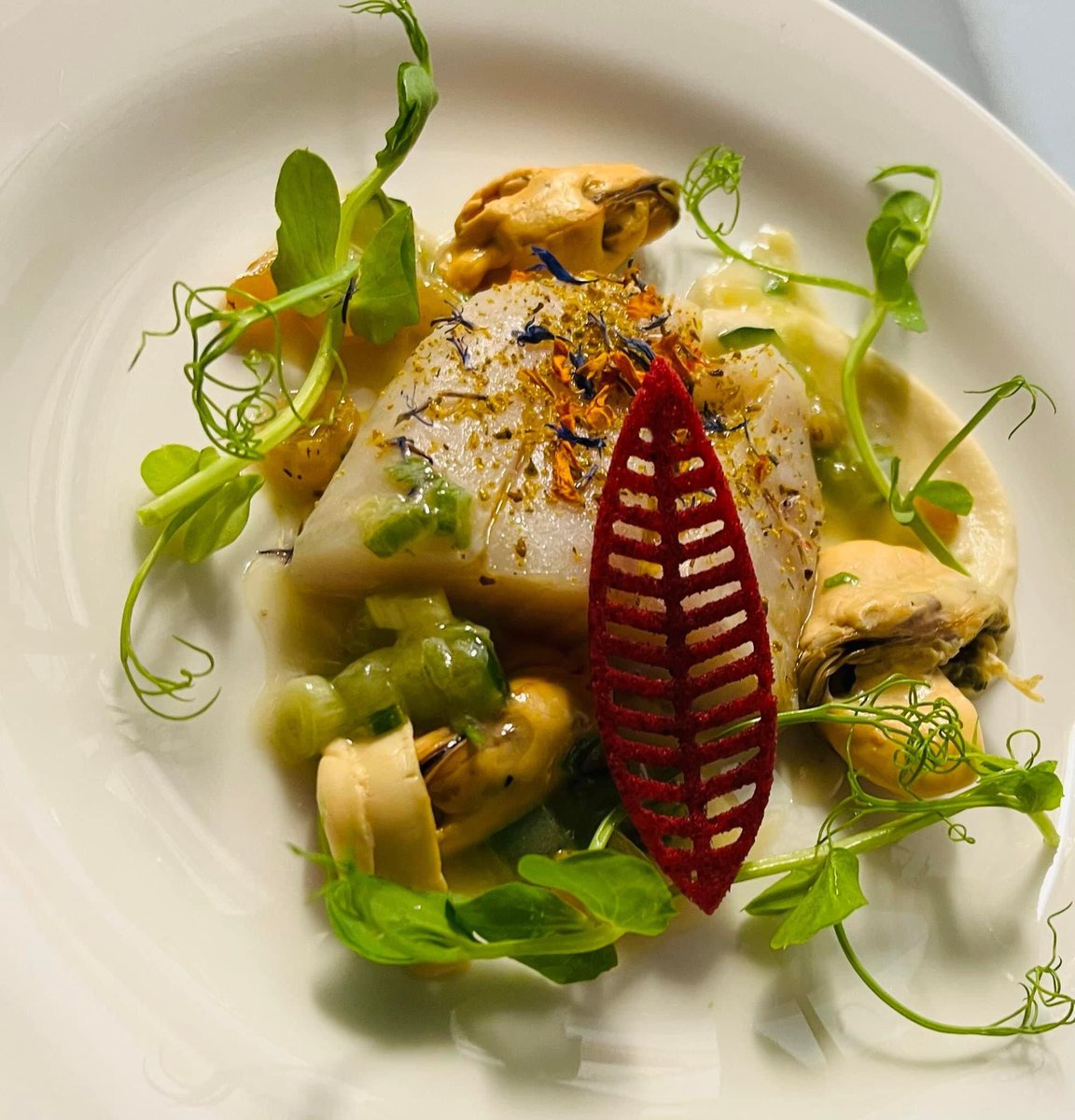 SandyParkExeter's tweet photo. ๐ญWe are just reflecting on the delicious food from last night's @NuffieldFarming Dinner!
๐ฝ๏ธIncluding a starter of Brixham poached pollock loin and smoked river exe mussels & Darts farm sirloin of beef ๐คค
We have just finished Day 2โฃ of #NuffCon23 and it's been brilliant! ๐ https://t.co/Qc0Mpx8HkZ