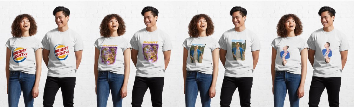 So <a href="/redbubble/">Redbubble</a> have 40% off for the next 15 hours. I have a store there I don't push too much, but it has my Sunny The Cat tshirt design plus some other fun and silly ones. Head to redbubble.com/people/brightl… if you want to get them super cheap today :) x