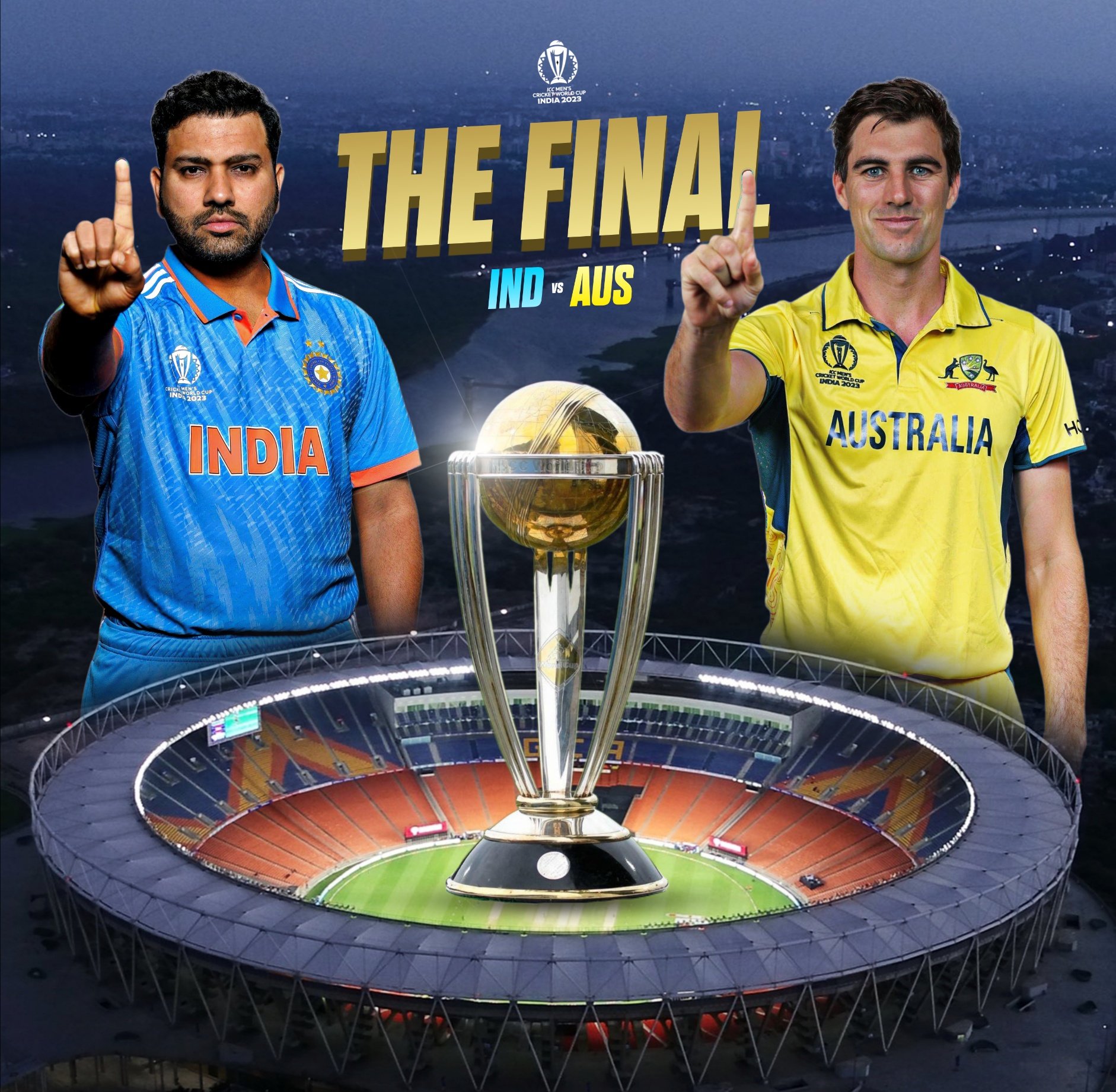 Live World Cup 2023 Final, India Vs Australia Live Match