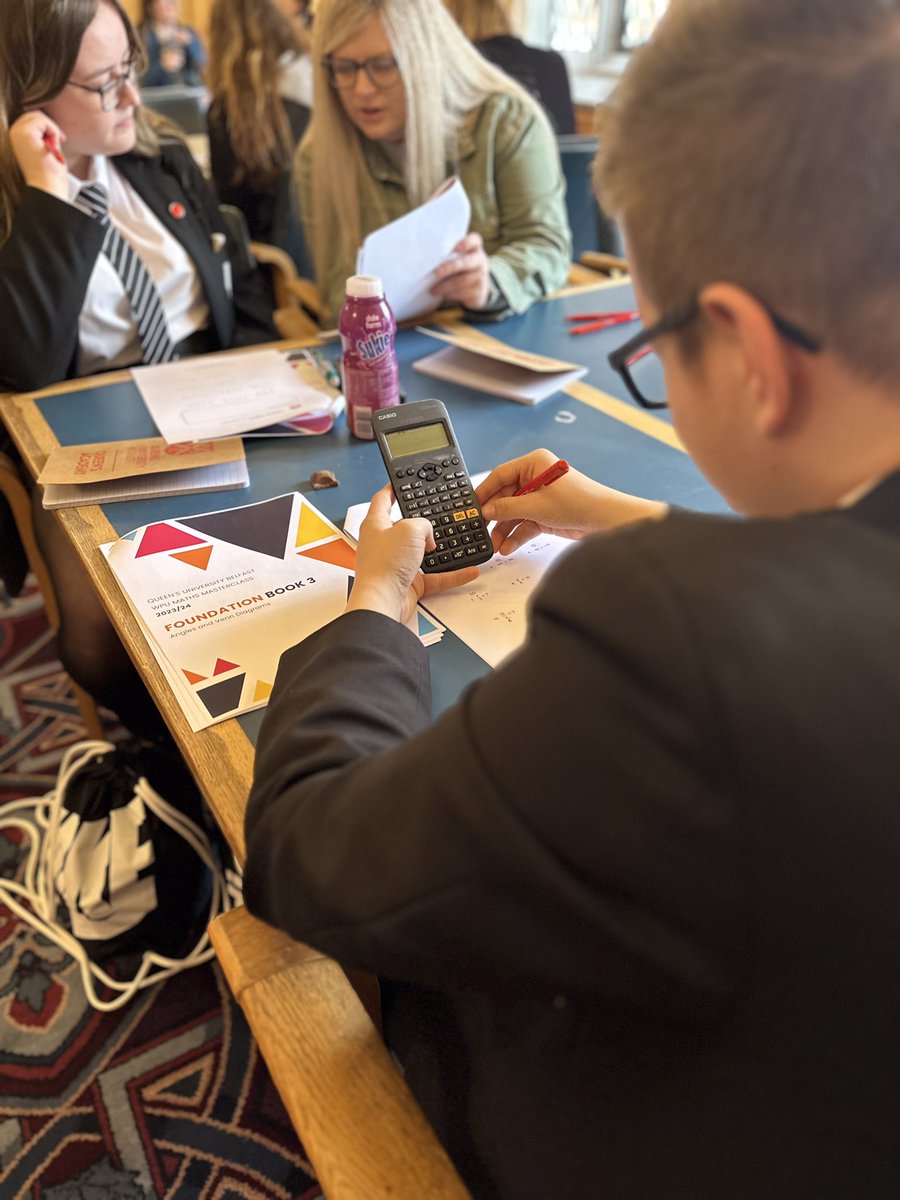 QUBWPU's tweet photo. It was fantastic to welcome our Year 12 Junior Academy students on campus today for a Maths Masterclass facilitated by @Studyseed 

The students benefitted greatly from some revision of their GCSE topics. We’re looking forward to seeing them again in March! https://t.co/VlsrbA5dgC