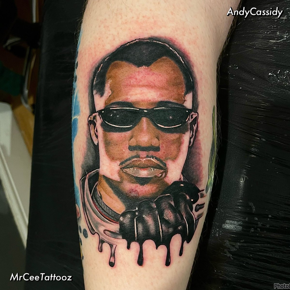 MrCeeTattoo's tweet photo. βSome mother****** are always tryin to ice skate uphillβ¦.β
@wesleysnipes #Blade
Done today at #MCTLiverpool
RT if ya dig it! ππΌπ―βπΌ https://t.co/60xtTEJiXX