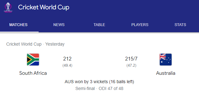 UP THE AUSSIES #AUSvsSA
