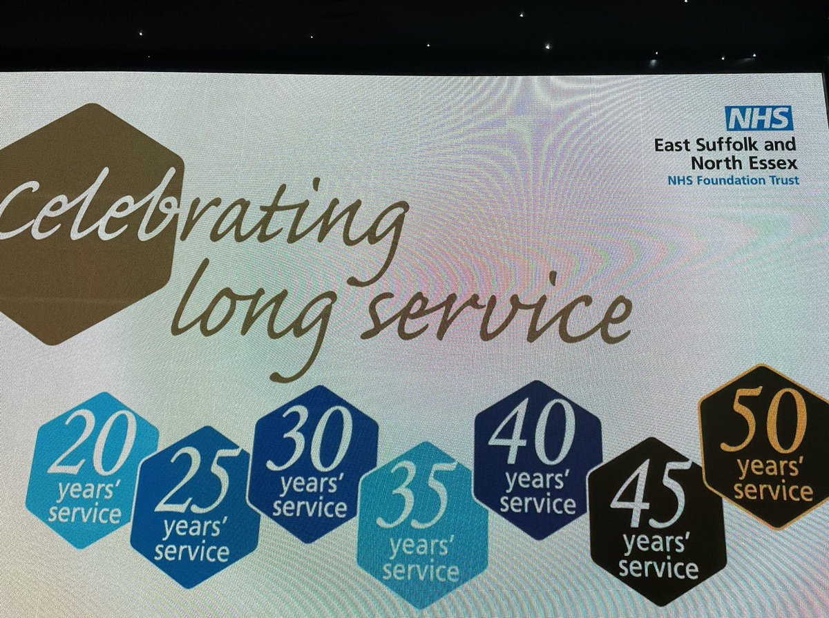 Our final thank you of 23 @Team_ESNEFT with over 10,000 years of #NHS service celebrated 😱💪🙏 with 450 colleagues #longservice #proud