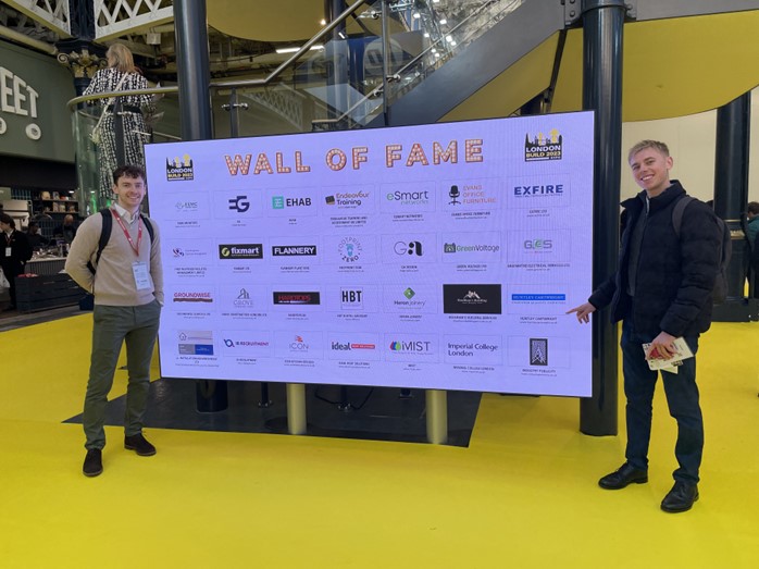 Did we see you at the UK's leading construction &amp; design show at Olympia, London?

That’s our logo on the Wall of Fame.

#QuantitySurveyors #Construction #HuntleyCartwright #Londonbuild2023