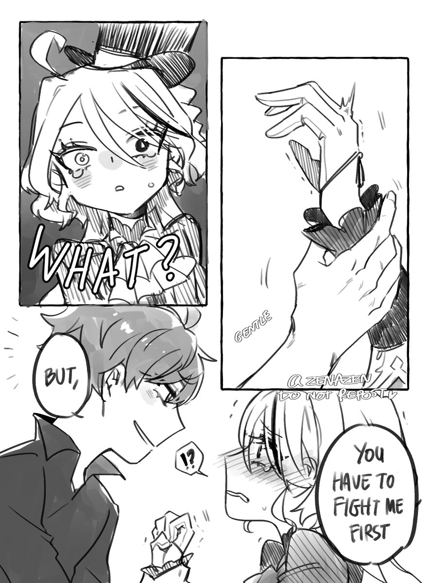 rare pair ChideFurina >> Idea from fic in Ao3 https://t.co/ZZ22Fd9z5t
somehow I feel their chaos energy LOL