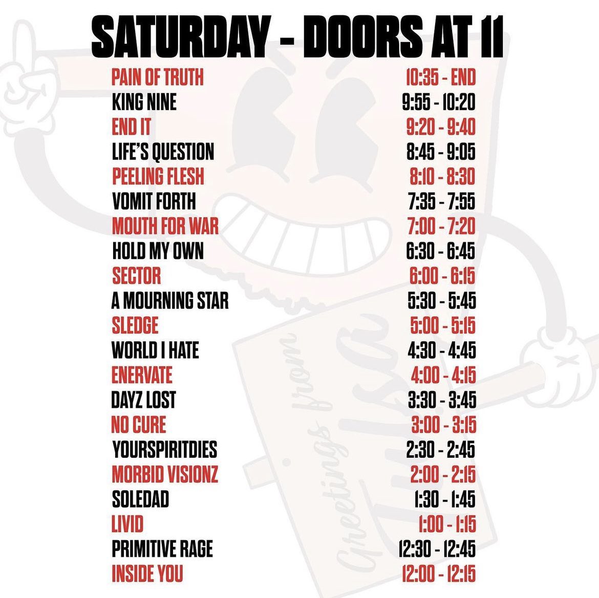 This Saturday we head back to Tulsa for this years @FlyoverFest918. Midwest block starts at 3:30, can’t wait to see a million friends. 

See you out there