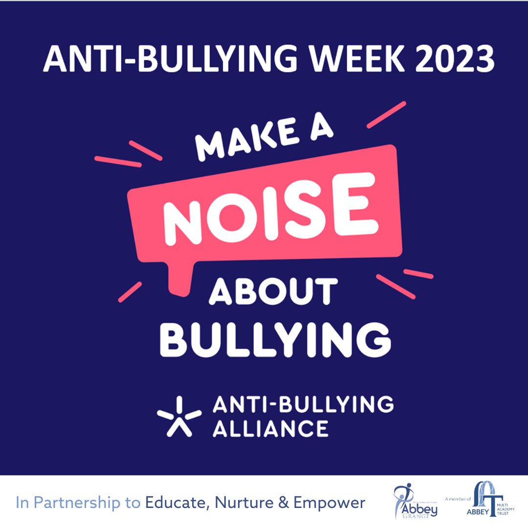 We’re recognising Anti-bulling Week, joining thousands of voices across the UK to ‘Make a Noise About Bullying’. In form and assemblies our students have been focusing on what we can do to discourage bullying, and encourage kindness and compassion. #AntiBullingWeek #MakeANoise