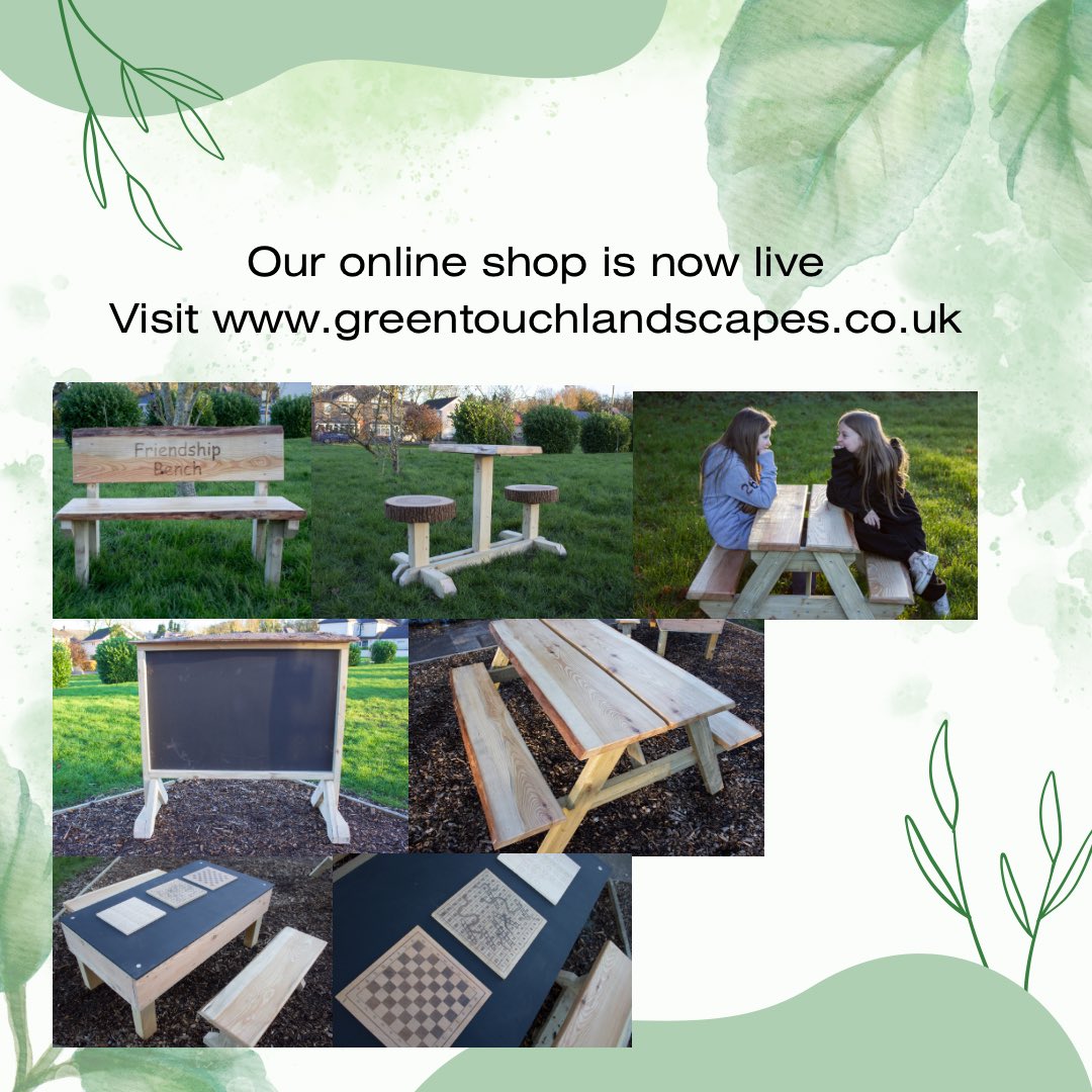 Our online shop is live! #forestschool #outdoorclassroom #outdooreducation #woodfurniture #outdoorfurniture #nature #mudkitchen #earlyyears