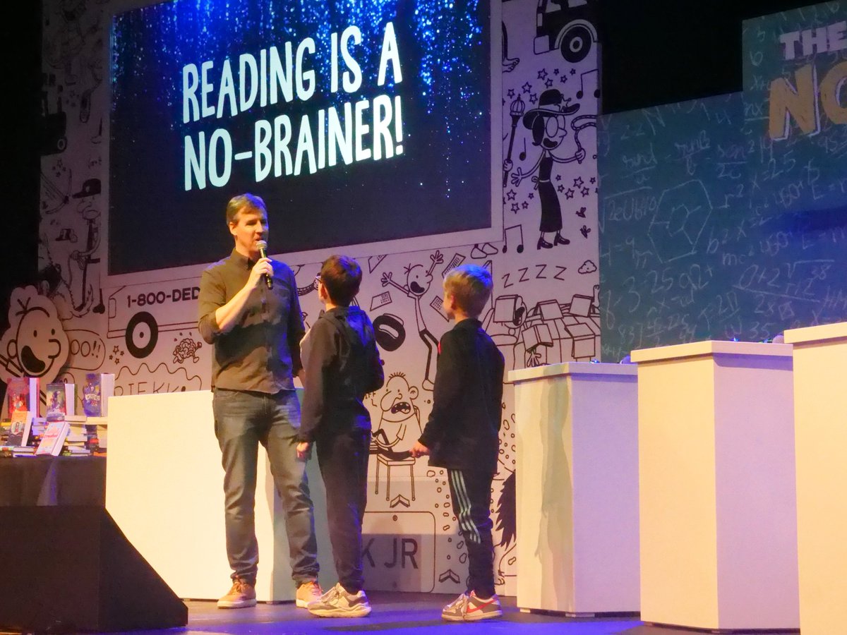 We had so much fun hosting world famous author, Jeff Kinney and his No Brainer Tour at Westholme yesterday! 🤩 <a href="/wimpykid/">Jeff Kinney</a>