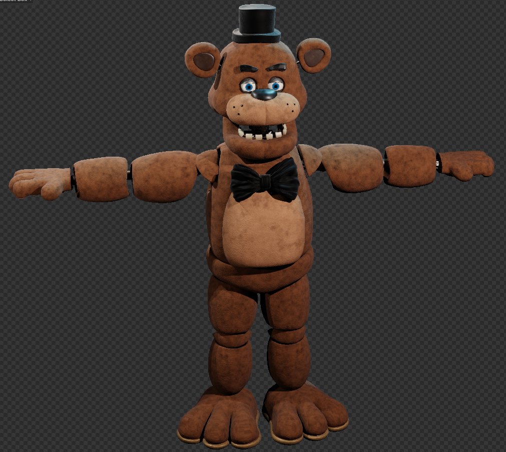 FNaF_MOVIE_model pack on X: WIP_02 - FNaF movie Chica