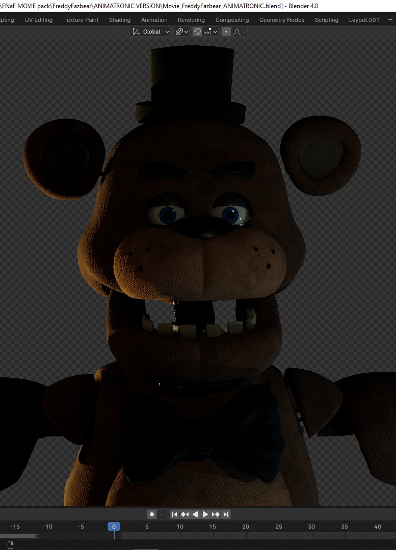 FNaF_MOVIE_model pack on X: WIP_02 - FNaF movie Chica