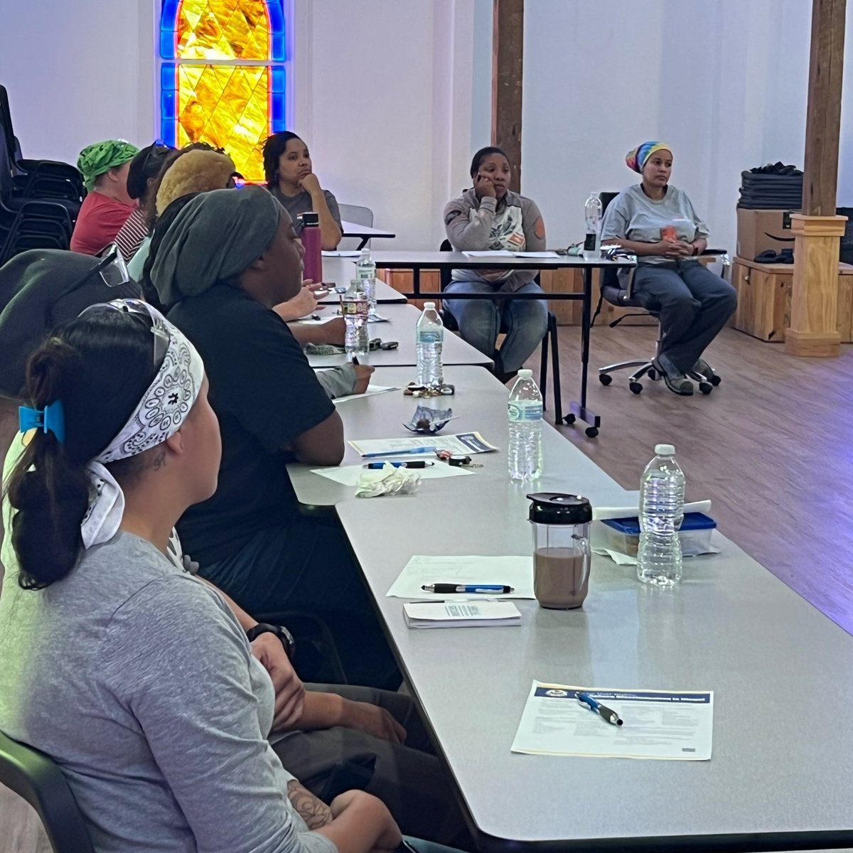 buildms_'s tweet photo. Last week, MCEF President Brent Bean had the privilege of speaking to the Moore Community House ladies for a #construction class. He covered training and job opportunities available.
Find out more on their website: https://t.co/WDdnCmjNSZ
#MCEFworks https://t.co/BT6qvQcmJW