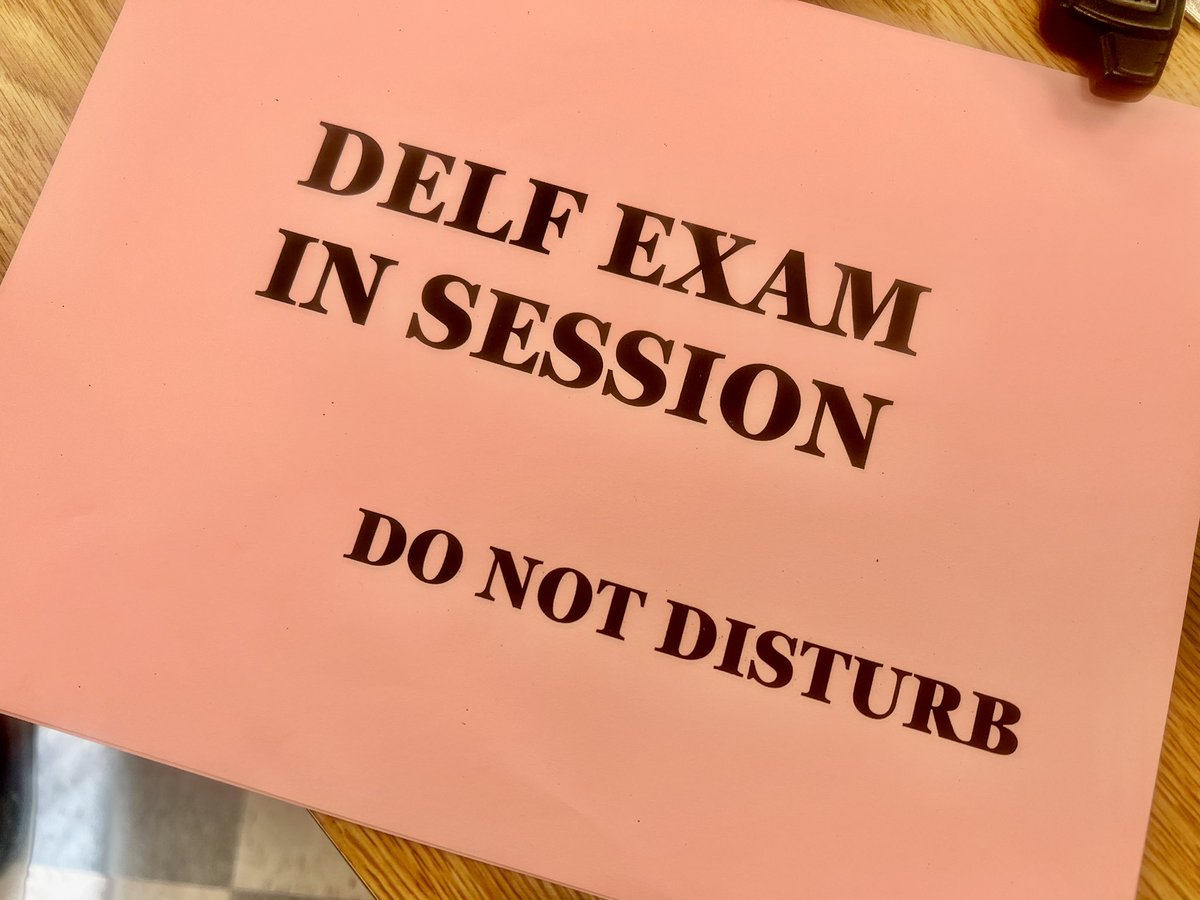 It’s a busy week for the #FSL team! We are supporting Grade 12 students in the #UCDSB who are writing the #DELF. A wonderful opportunity for students to demonstrate their French-language skills and receive an internationally-recognized diploma.