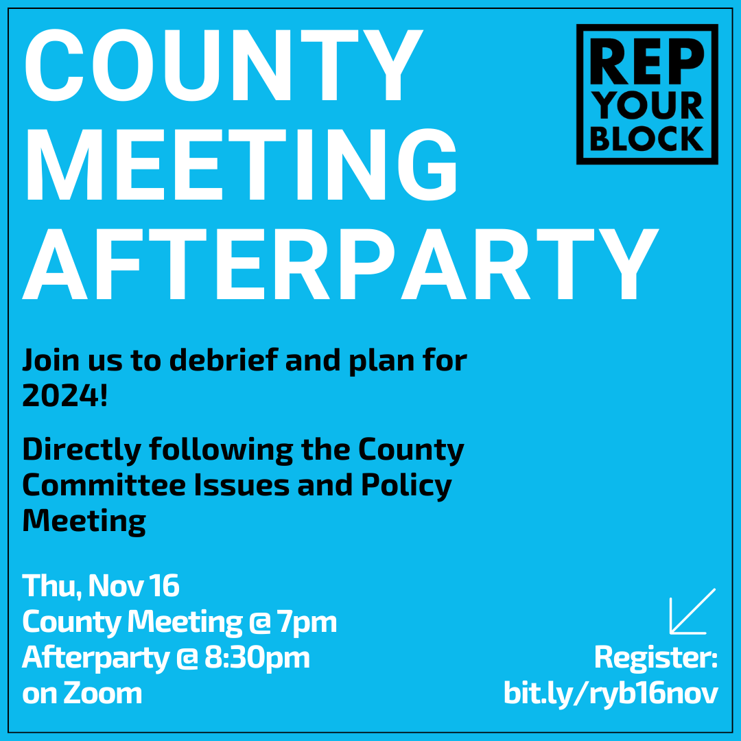 RepYourBlock's tweet photo. Tonight's the night!

Jump into the 2024 election cycle at the @bkdems Issues and Policy Meeting, then join #RepYourBlock at our virtual Afterparty to debrief and plan!

RSVP to the County meeting here: https://t.co/gQlaRxsZND
Join our Afterparty here: https://t.co/X01o2VT4Hh https://t.co/yaT9kgj5vd