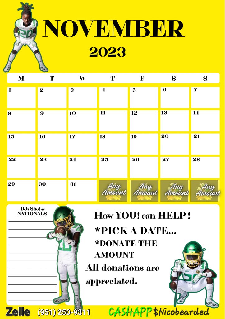 Nycteegurl's tweet photo. Help my great nephew get to Florida for Nationals! #OGDucks 🏈 https://t.co/9sQUEKQxSH