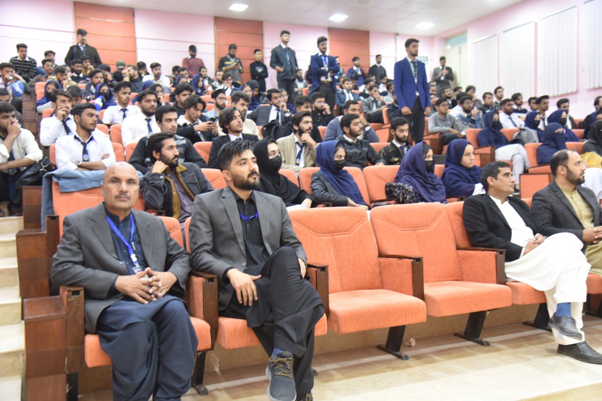 Care taker Provincial Minister for I.T. and Excise, Prince Ahmed Ali Ahmedzai gave an enlightening talk on Computer Generated Imagery @BUITEMS_edu @dpr_gob