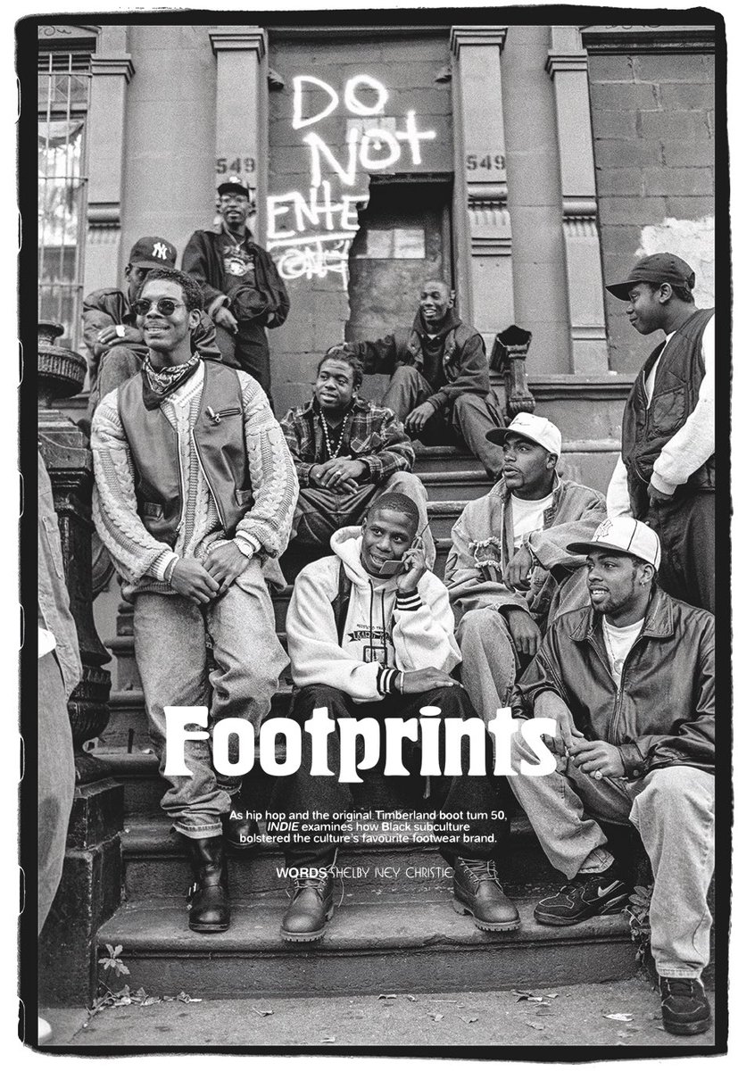 bronze_bombSHEL's tweet image. For @_INDIEmagazine (print + web) I deep dived into how Black culture has bolstered Timberland boots  — ‘FOOTPRINTS’: indie-mag.com/2023/11/footpr…

I spoke to amazing Black fashion, music, PR + visual culture experts @juneAmbrose @TourexAli @NYGELSARTORIAL @mariciajosephs @J_Clean