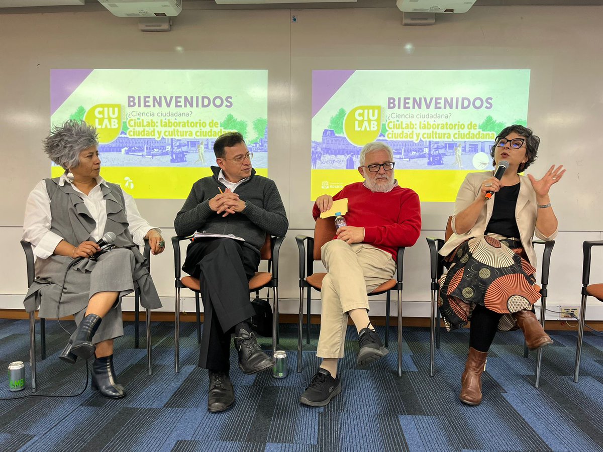 MalokaBogota's tweet photo. Hoy en @Urosario hablamos sobre #CiuLab , el primer laboratorio de ciudad y cultura ciudadana en Colombia, como proceso de innovación del espacio que habitamos y su transformación de manera colectiva e individual.
Encuéntralo en diferido aquí 🔗https://t.co/G6qdmr2wtU https://t.co/RB4NRxOpQQ
